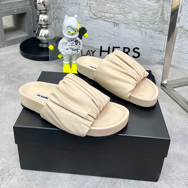 Jil Sander Leather Slide Sandals Replica Platform Jic80800