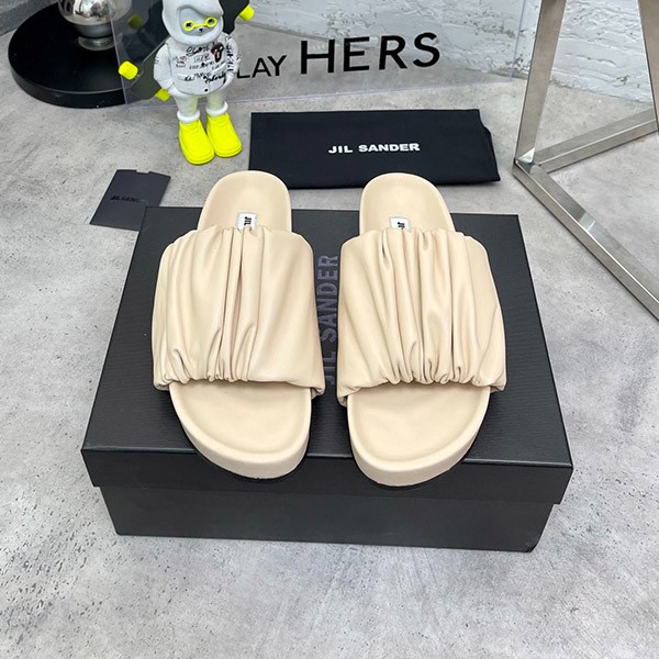Jil Sander Leather Slide Sandals Replica Platform Jic80800