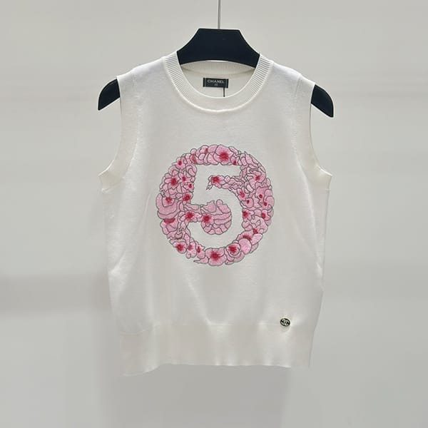 Recommended Chanel Tops Summer Knit Replica shh56322