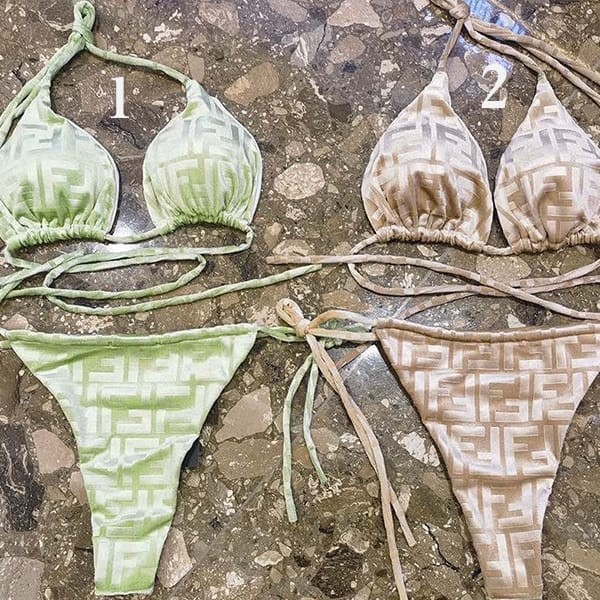 Must-have! Fendi replica bikini bottom set, two colors, deu14191 Must-have! Fendi replica bikini bottom set, two colors, deu14191