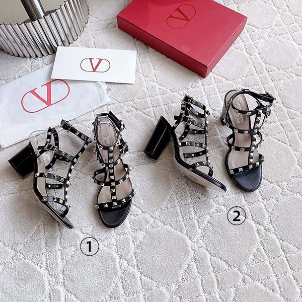 [Very Popular] Valentino Replica ROCKSTUD Rockstud Strap Sandals Vuv27298