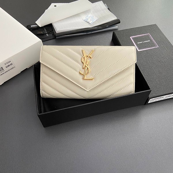 ◆Free shipping◆Saint Laurent Flap Wallet Long Wallet Copy 372264BO ◆Free shipping◆Saint Laurent Flap Wallet Long Wallet Copy 372264BO