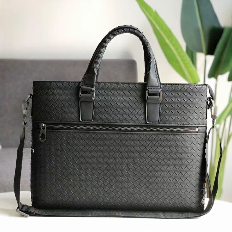 Very popular!! New color Bottega Veneta Intrecciato leather briefcase fake 2WAY bop74064