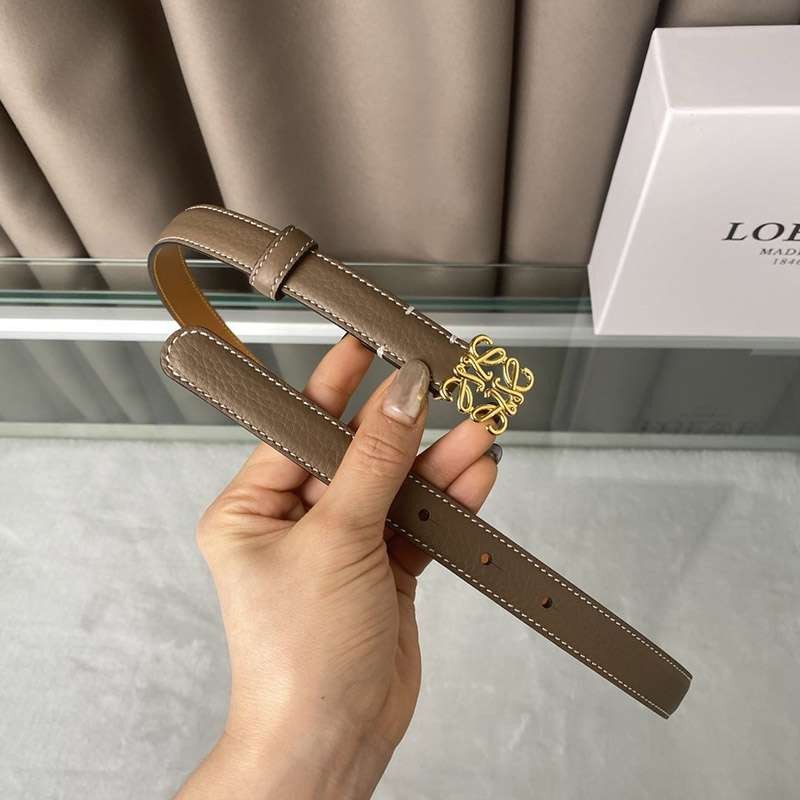 New [Loewe] Calf Leather Anagram Belt Replica 2.0 cm lom84676