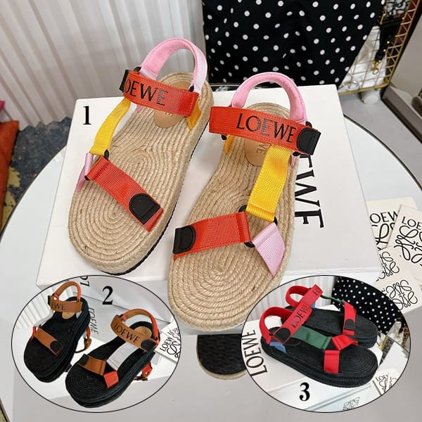 Recommended Loewe N-grade strap espadrille sandals in 3 colors lot43706 Recommended Loewe N-grade strap espadrille sandals in 3 colors lot43706