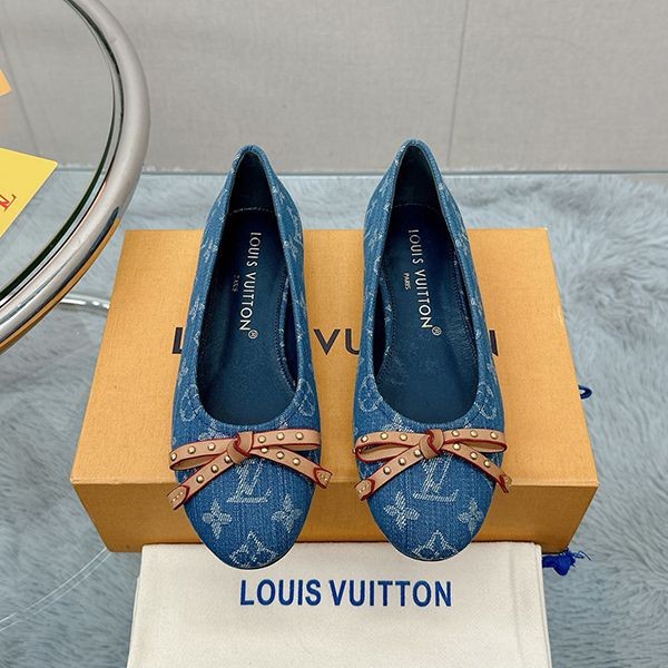 Sure to sell out [Monogram x denim is stylish?]Louis Vuitton Ballerina Replica 1ACK97