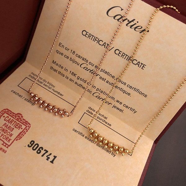 Hard to find Cartier Crash replica de Cartier necklace MM kaq71231