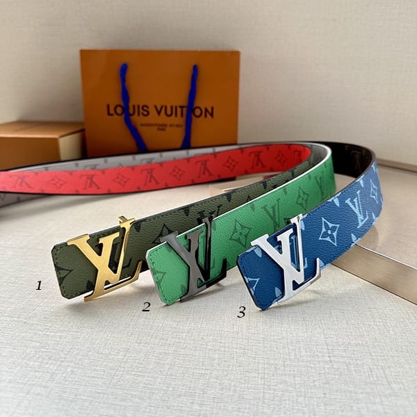Express deliveryLouis Vuitton belt LV Shadow 40MM reversible fake 3 colors vuo95491
