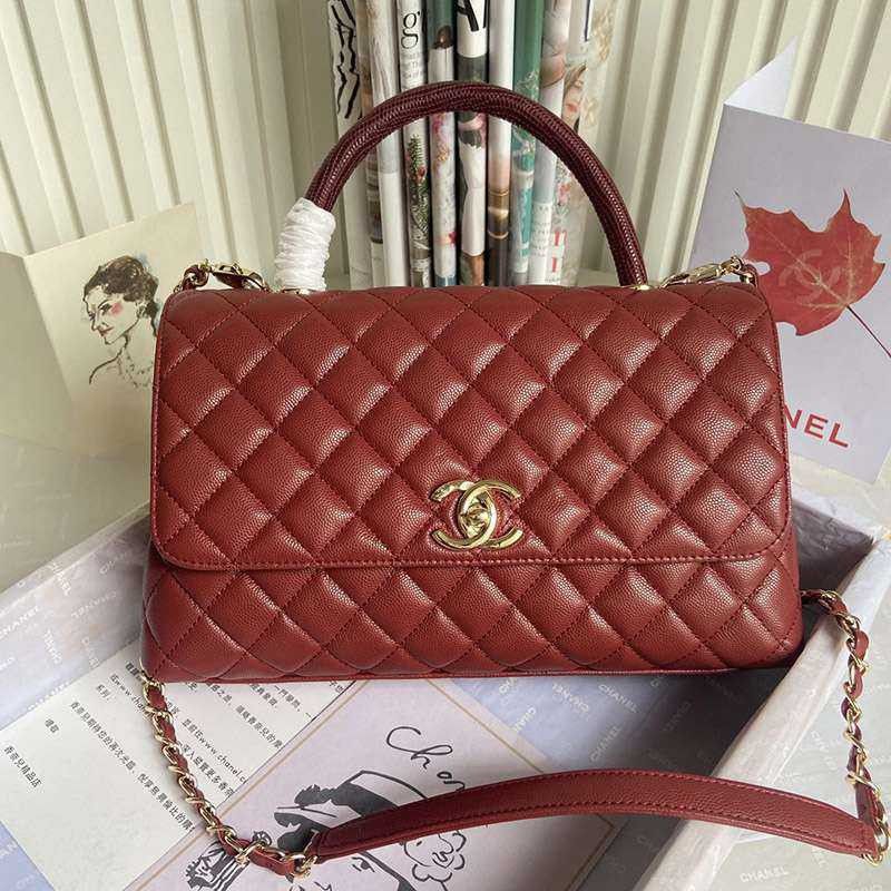 ★Popular in Japan!! New color☆Rare Chanel parody caviar skin shoulder bag shn50504 ★Popular in Japan!! New color☆Rare Chanel parody caviar skin shoulder bag shn50504