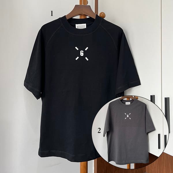Hard to find Maison Margiela numbering logo Mako T-shirt knockoff 2 colors Mac77589 Hard to find Maison Margiela numbering logo Mako T-shirt knockoff 2 colors Mac77589