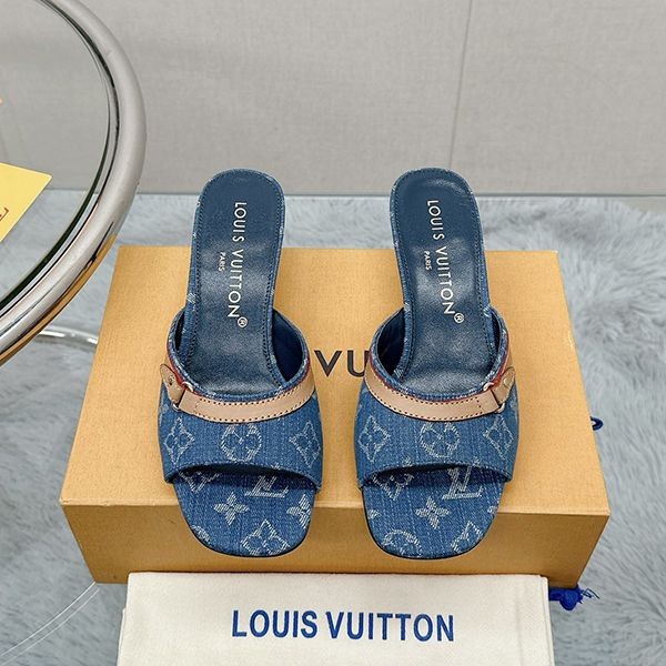 [Is denim fashionable?]Louis Vuitton Neo Revival Mule Replica 1ACIZ1