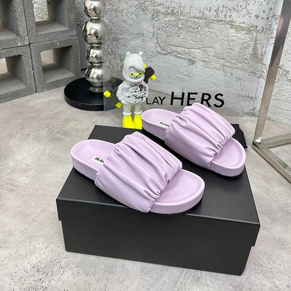 Jill Sander Logo Pleated Sandals Replica Jih06895