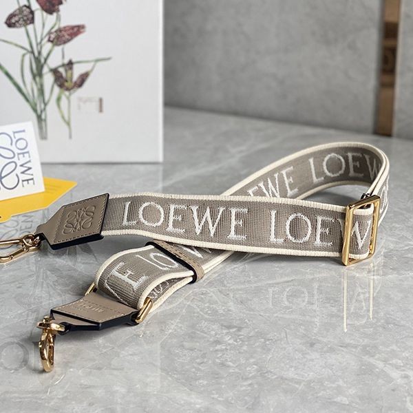 Loewe Anagram Fake Strap Jacquard & Calfskin loe96731