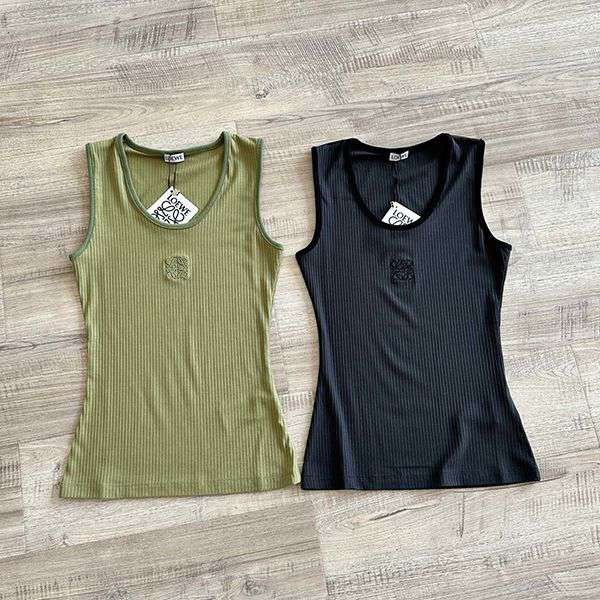 Women's dream☆ [LOEWE] Anagram cotton tank top replica lok06874