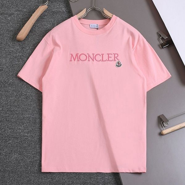 Moncler replica embroidered logo cotton crew neck T-shirt mox95552 Moncler replica embroidered logo cotton crew neck T-shirt mox95552