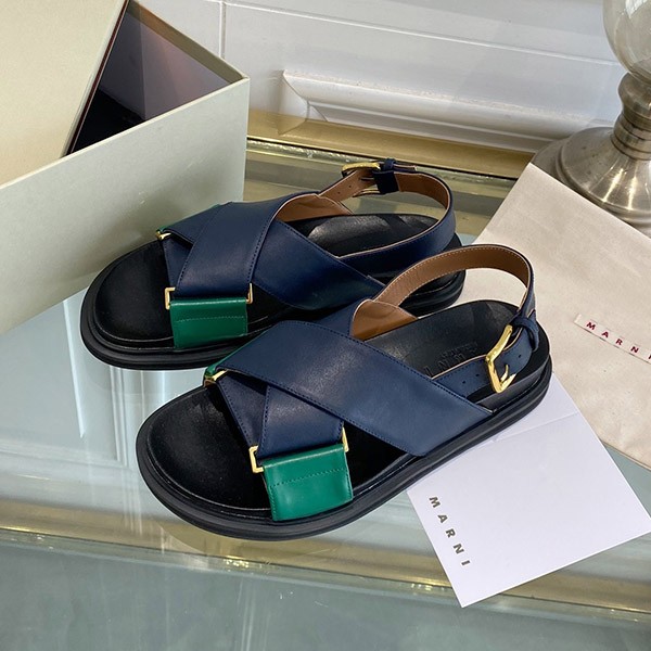 Marni Strap Flat Sandals Replica mah29556