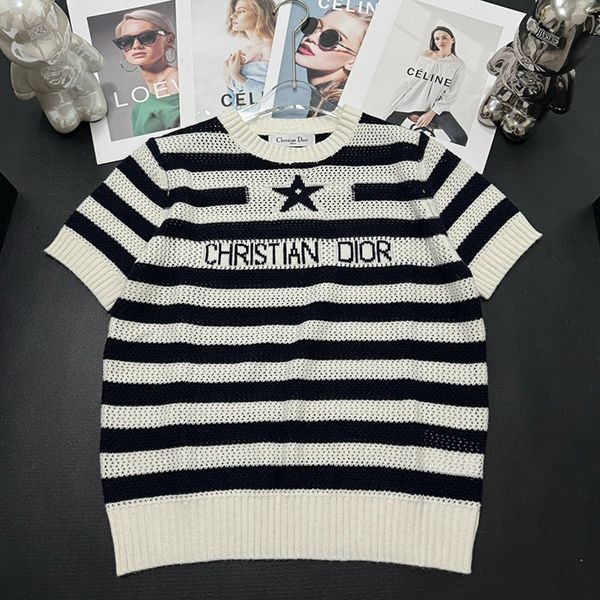 Dior Mariniere short sleeve sweater replica dea97120 Dior Mariniere short sleeve sweater replica dea97120