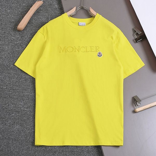 ☆Super popular☆ Moncler replica embroidered logo cotton crew neck T-shirt moc39268 ☆Super popular☆ Moncler replica embroidered logo cotton crew neck T-shirt moc39268