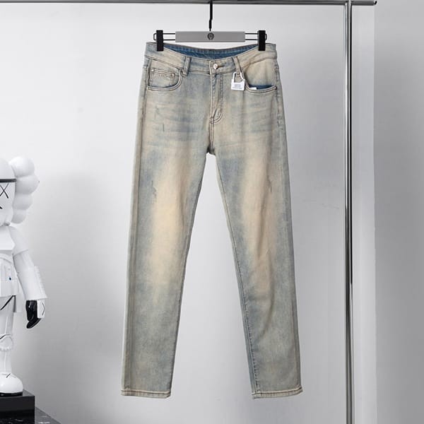 Best Price Prada Replica Relaxed Fit Grey Denim Pants puv92741