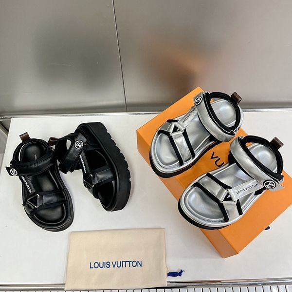 [Women's dream]Louis Vuitton Pool Pillow Line Sandals Replica 1AABR6