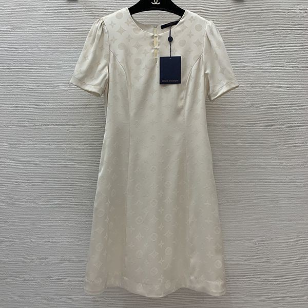 [Women's dream☆]Louis Vuitton short sleeve dress replica vuy98620