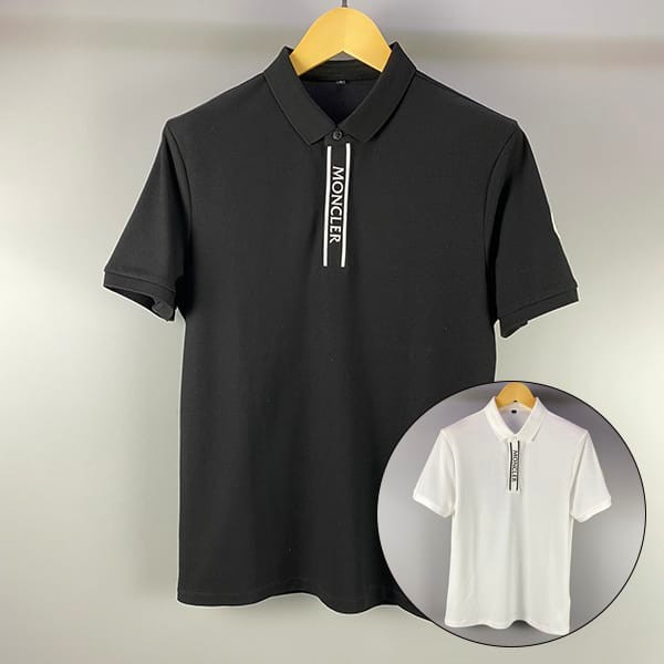 Eye-catching colors Moncler logo cotton piqué polo shirt fake 2 colors mop98931 Eye-catching colors Moncler logo cotton piqué polo shirt fake 2 colors mop98931