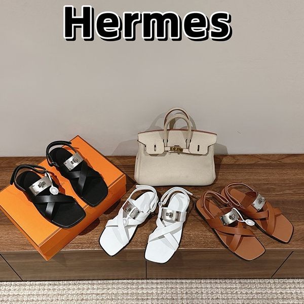 [An item that will be the focal point of your outfit?] Hermes Ines Sandals Replica H241155Z