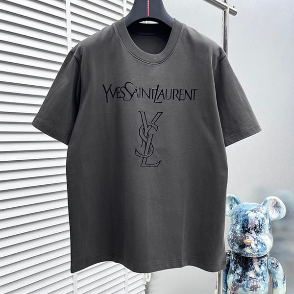 Recommended Saint Laurent Signature Logo T-shirt Replica Sax96108 Recommended Saint Laurent Signature Logo T-shirt Replica Sax96108