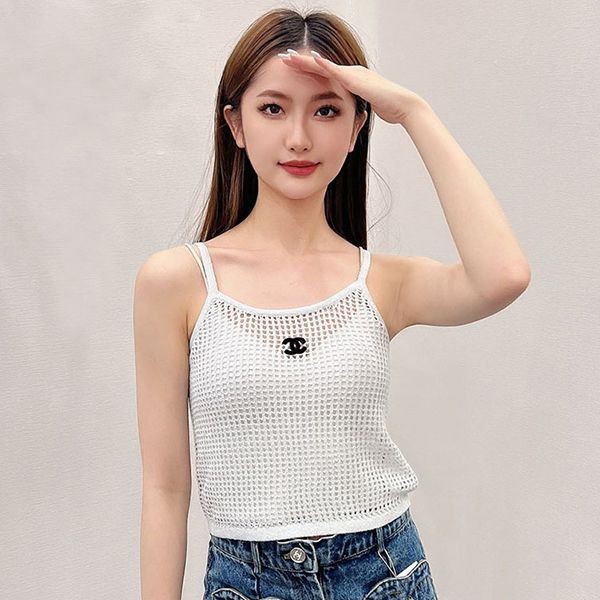 New limited edition Chanel camisole knit tank top replica shl78651