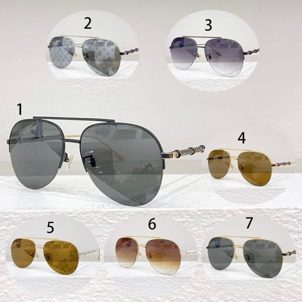 Extremely rare!Louis Vuitton parody men's sunglasses LV Ash all colors Z1261W