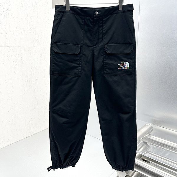 Luxury brand Gucci x The North Face replica technical cotton cargo pants gul88573