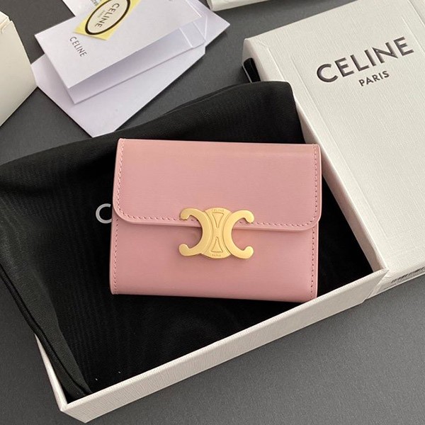 Celine Cheap Compact Wallet Triomphe Rose 10I653DPV24PP Celine Cheap Compact Wallet Triomphe Rose 10I653DPV24PP