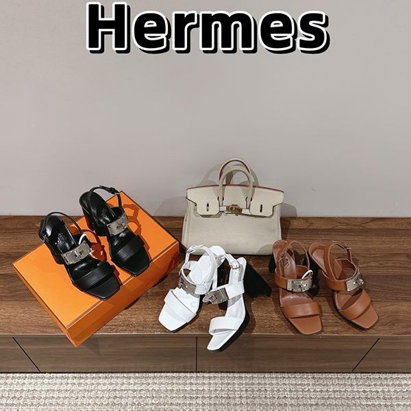 [The buckle is impressive!] Hermes Ilona 90 Sandals Replica H241153Z20360