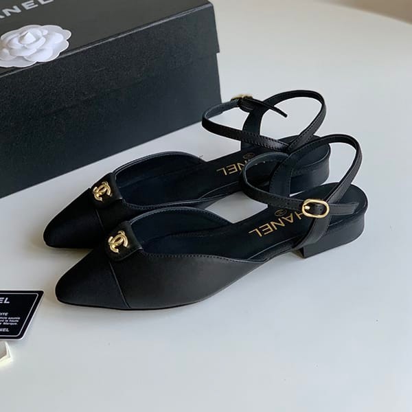 Instant delivery Chanel replica slingback sandals shu07683