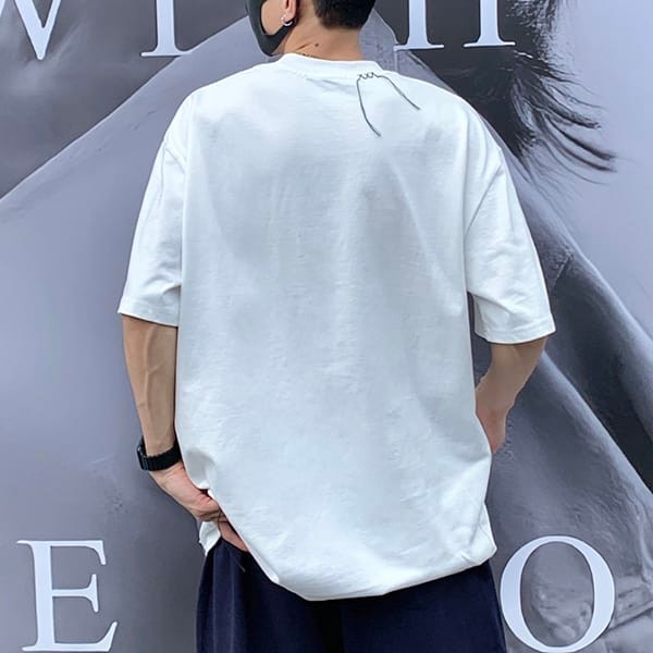 ★Safe shipping with tracking Prada logo cotton T-shirt short sleeve replica puh37671