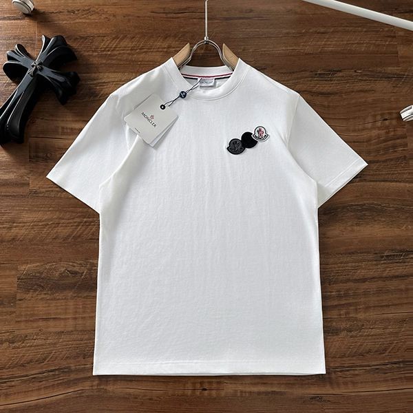 Hard to find! Moncler logo embroidered T-shirt, cheap, available in 3 colors mou46257 Hard to find! Moncler logo embroidered T-shirt, cheap, available in 3 colors mou46257