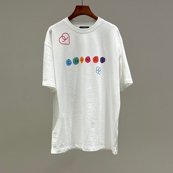 Popular all over the world? Chanel replica colorful logo tops shw04799