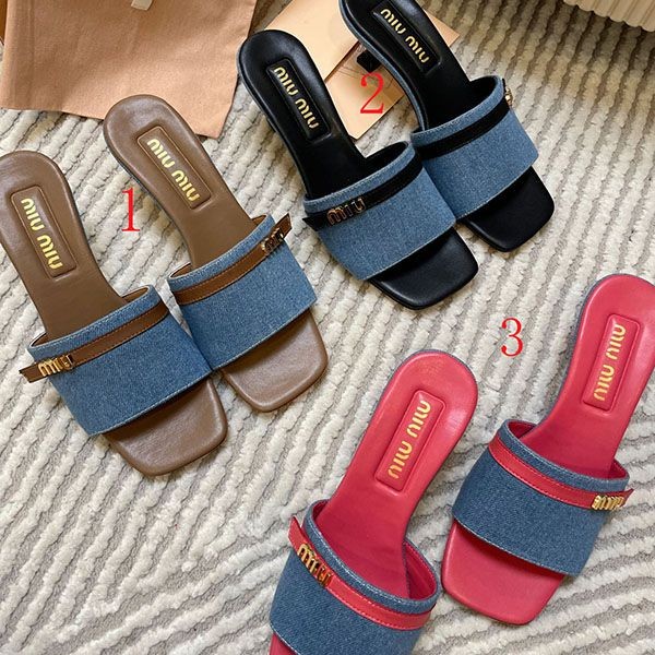 Very popular: Miu Miu mule replica sandals mys05977 Very popular: Miu Miu mule replica sandals mys05977