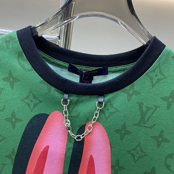 Louis Vuitton★Sporty? Short sleeve animal rabbit 1AFTRT