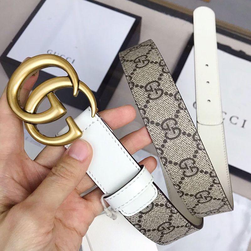 Rare [Gucci Belt Replica] Reversible GG Supreme Canvas 30mm gub24063