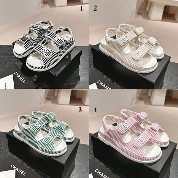 Chanel parody border CC logo hooded sandals loved by many celebrities, 4 colors shs04659 Chanel parody border CC logo hooded sandals loved by many celebrities, 4 colors shs04659
