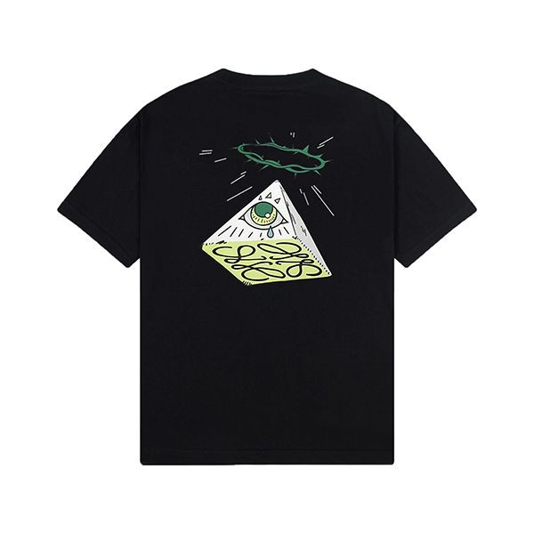 Nice Loewe Replica Pyramid Eye Short Sleeve T-Shirt lob48407 Nice Loewe Replica Pyramid Eye Short Sleeve T-Shirt lob48407
