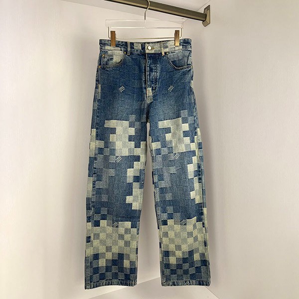 [A cool set?]Louis Vuitton denim pants replica 1AFIA5