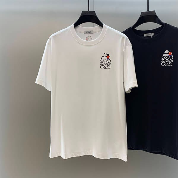 Very popular: Loewe and Snafujita collaboration relaxed T-shirt, imitation, 2 colors, loa00366