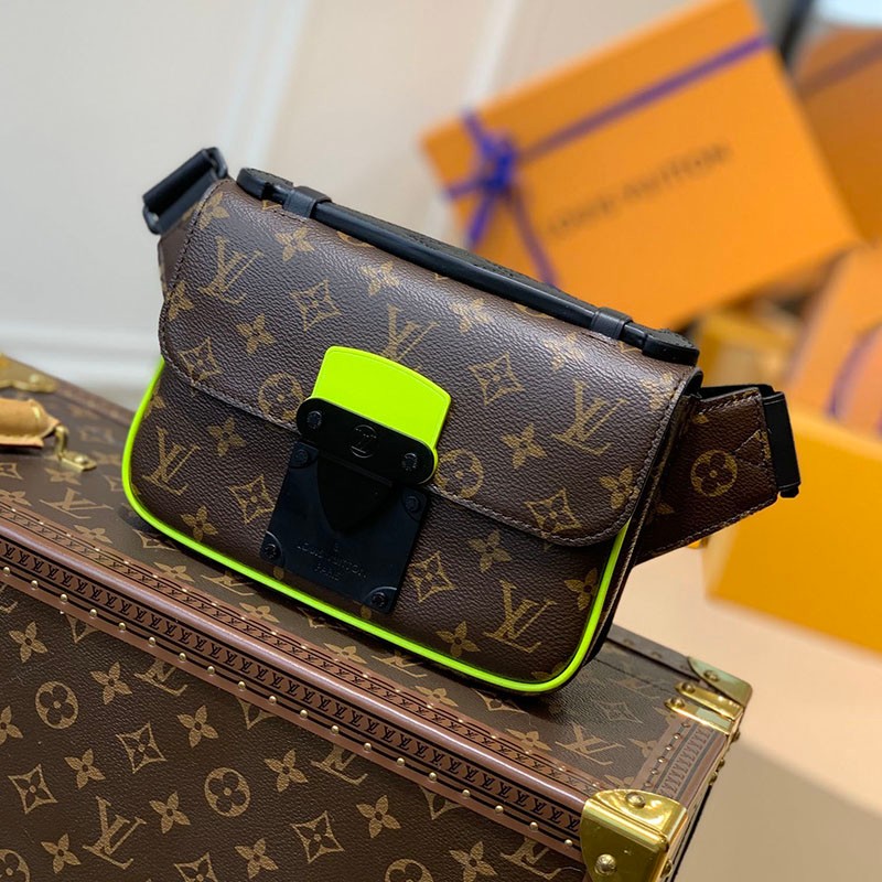 22AWLouis Vuitton Messenger Bag Replica S-Lock Monogram Macassar M45864 22AWLouis Vuitton Messenger Bag Replica S-Lock Monogram Macassar M45864