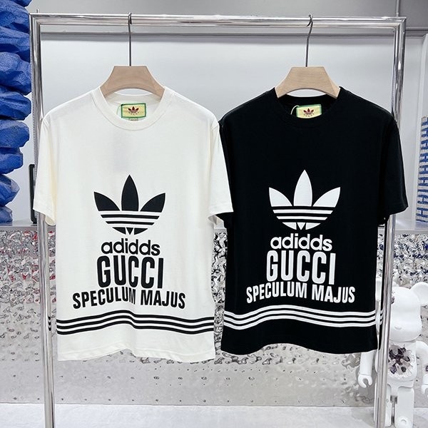 A hot collaboration! Adidas and Gucci T-shirt replica cotton gul90363 A hot collaboration! Adidas and Gucci T-shirt replica cotton gul90363