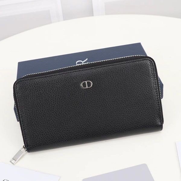 The hot topic! Dior round zip long wallet dee35089