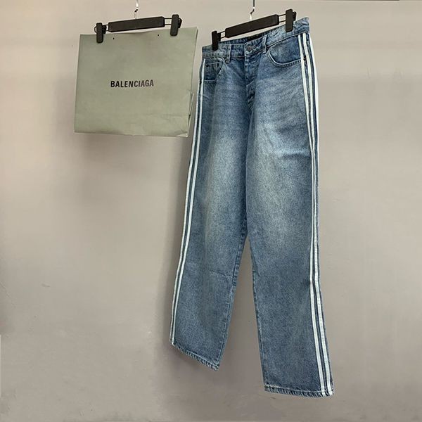 Balenciaga x Adidas denim pants replica loved by many celebrities bay12823 Balenciaga x Adidas denim pants replica loved by many celebrities bay12823