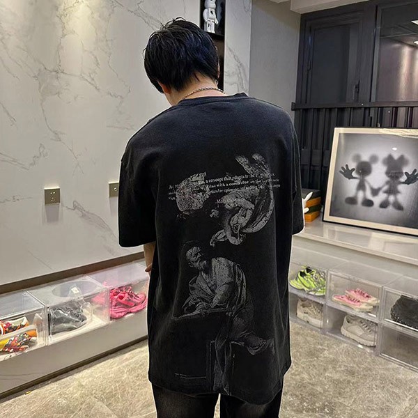 Off-White★2024SS★Back Print T-Shirt Fake OMAA120C Off-White★2024SS★Back Print T-Shirt Fake OMAA120C