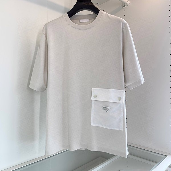 Prada Re-Nylon x Jersey T-shirt replica 2 colors pur93724 Prada Re-Nylon x Jersey T-shirt replica 2 colors pur93724